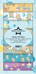 Paper Favourites Happy Birthday Slim Paper Pack