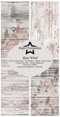 Paper Favourites - Rose Wood - Slim Paper Pack