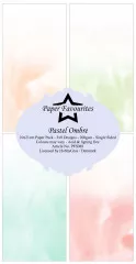 Paper Favourites - Pastel Ombre - Slim Paper Pack