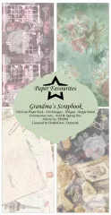 Paper Favourites - Grandmas Scrapbook - Slim Paper Pack