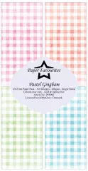 Paper Favourites - Pastel Gingham - Slim Paper Pack