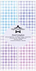 Paper Favourites - Pastel Gingham - Slim Paper Pack