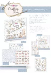 Lullaby Baby Boy - Crafting Box