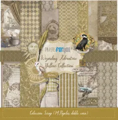 Wizarding Adventure - Yellow Collcetion - 12x12 Scrap Paper Pack