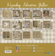 Wizarding Adventure - Yellow Collcetion - 12x12 Scrap Paper Pack
