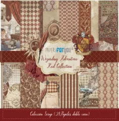 Wizarding Adventure - Red Collection - 8x8 Scrap Paper Pack