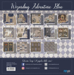Wizarding Adventure - Blue Collection - 8x8 Scrap Paper Pack