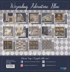 Wizarding Adventure - Blue Collection - 8x8 Scrap Paper Pack