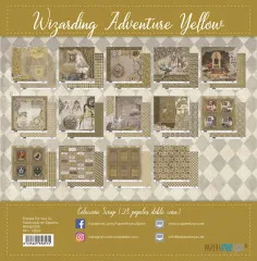 Wizarding Adventure - Yellow Collection - 8x8 Scrap Paper Pack