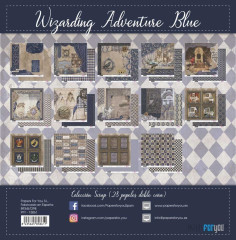Wizarding Adventure - Blue Collection - 6x6 Scrap Paper Pack