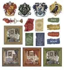 Papers for You Die-Cuts - Wizarding Adventure Houses