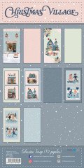 Christmas Village - 6x12 Slim Scrap Paper Pack