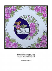 Pink Ink Designs Clear Stamps - Sweet Rose