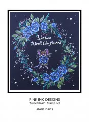 Pink Ink Designs Clear Stamps - Sweet Rose