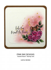 Pink Ink Designs Clear Stamps - Sweet Rose