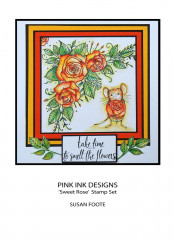 Pink Ink Designs Clear Stamps - Sweet Rose