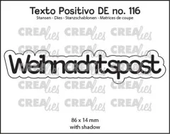 CREAlies Texto Positivo - Weihnachtspost
