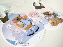 Mask Stencil - Christmas Ornaments by Marleen