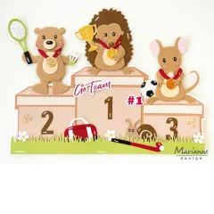 Craft Stencil - Winner's Podium