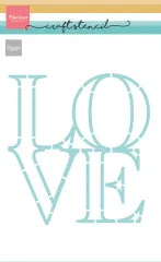 Craft Stencil - LOVE