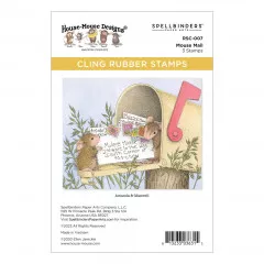 Spellbinders Cling Stamps - Mouse Mail