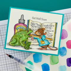 Spellbinders Cling Stamps - Froggy Throat