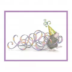 Spellbinders Cling Stamps - Party Streamers