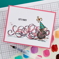 Spellbinders Cling Stamps - Party Streamers