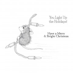 Spellbinders Cling Stamps - House Mouse - Merry & Bright