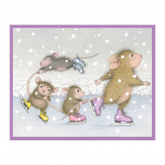 Spellbinders Cling Stamps - House Mouse - Hold On!