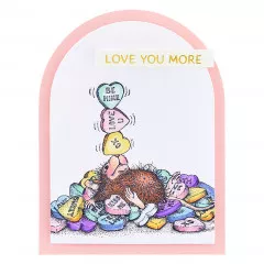 Spellbinders Cling Stamps - Candy Hearts