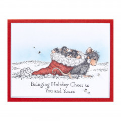 Spellbinders Cling Stamps - House Mouse Christmas Friends