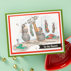 Spellbinders Cling Stamps - House Mouse Merry Little Christmas