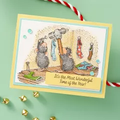 Spellbinders Cling Stamps - House Mouse Merry Little Christmas