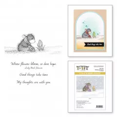 Cling Stamps - House Mouse - Wishing For Spring, Sweet Moments