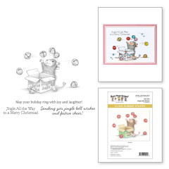 Cling Stamps - Tree-Mendous Christmas - Jingle Bell Wishes