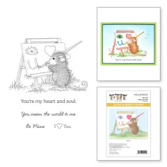 Cling Stamps - House-Mouse Heart and Soul - Heart and Soul