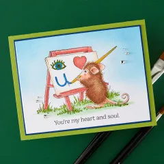 Cling Stamps - House-Mouse Heart and Soul - Heart and Soul