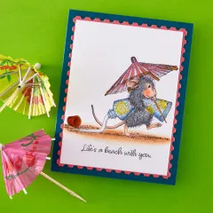 Cling Stamps - Sunflower Walk - Fun in the Sun by House-Mouse Designs