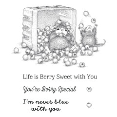 Cling Stamps - Sunflower Walk - Blueberry Buddies by House-Mouse Designs