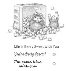 Cling Stamps - Sunflower Walk - Blueberry Buddies by House-Mouse Designs