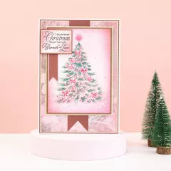 Embossing Folder - Christmas Rose - O Christmas Tree