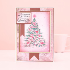 Embossing Folder - Christmas Rose - O Christmas Tree