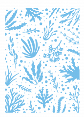 Embossing Folder - Enchanted Ocean - Charming Coral