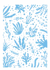 Embossing Folder - Enchanted Ocean - Charming Coral