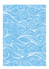 Embossing Folder - Enchanted Ocean - Wonderful Waves