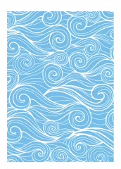 Embossing Folder - Enchanted Ocean - Wonderful Waves