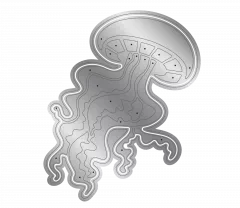 Metal Cutting Die - Enchanted Ocean - Jubilant Jellyfish