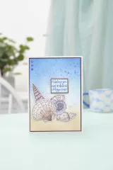 Clear Stamp & Cutting Die - Enchanted Ocean - Sea Shell Collection