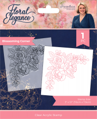 Clear Stamps - Floral Elegance - Blossoming Corner